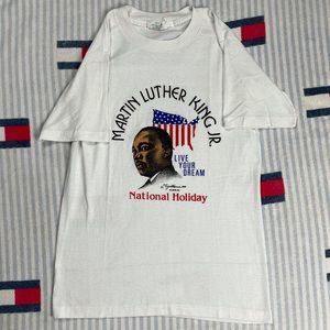 Vintage 80s MLK Martin Luther king tee shirt